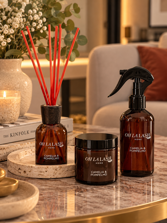 Kit camelia & pompelmo profumo ambiente