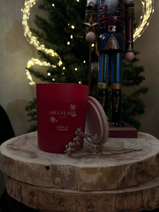 Vanille Tendre – Candela con stoppino in legno 170 g